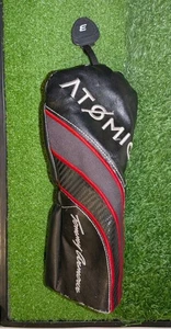 Cubierta de cabeza de madera de calle Tommy Armour Atomic 3W #3 etiqueta negra roja - Imagen 1 de 2