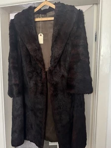 Vintage Fur Coat Size Medium - Picture 1 of 5