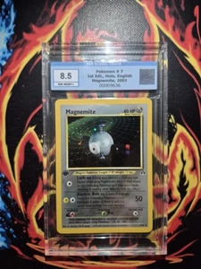 Pokemon Karte Magnemite 7/75 Neo Discovery 1. Edition HoloEGS 8,5 NM MINT SWIRL - Bild 1 von 2