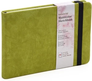 Acquerello Sketchbook, 5x7,5, 140 LB, 300 GSM, Carta 100% Cotone, Pressa a Freddo,... - Foto 1 di 1