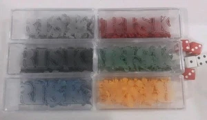 1999 Risk Global Domination Game Armies & Dice - Picture 1 of 2