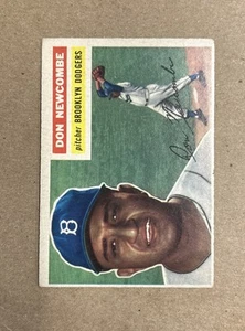 1956 Topps Baseball Don Newcombe Brooklyn Dodgers Card #235 - Picture 1 of 2