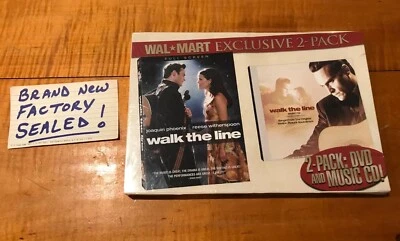 Walk The Line (DVD, 2006) & bonus  Music CD WIDESCREEN SEALED Joaquin Phoenix - Image 1 of 4