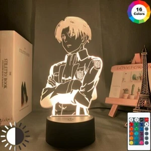 3D Night Light Table Lamp Anime Attack on Titan for Home Room Decor Child Gift - Picture 1 of 45