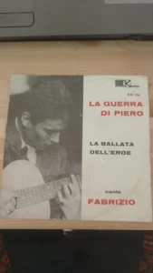 FABRIZIO DE ANDRE' - LA GUERRA DI PIERO - 45 GIRI - RARO - KN 194 - Foto 1 di 4