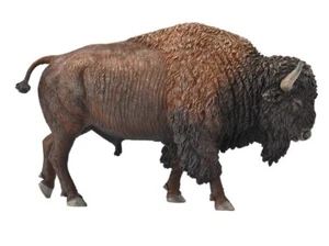 Jouet modèle animal sauvage simulation bison américain Collecta 88968 - Photo 1 sur 5
