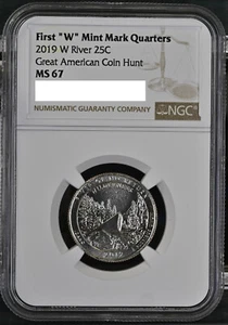 2019 W Frank Church River of No Return 25c NGC MS 67 West Point Quarter - Brown - Picture 1 of 2