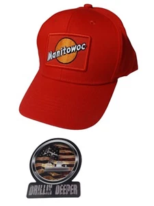 Manitowoc Hat $Rare$ and Sticker for Crane Oilfield Mining Construction P98 - Picture 1 of 4