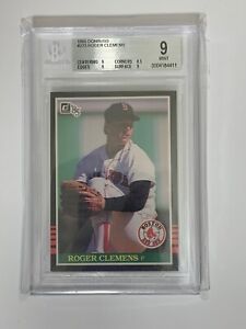 Roger Clemens 1985 Donruss Rookie #273 BGS 9 MINT! Boston Red Sox! 7X CY YOUNG!