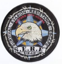 USAF SERE embroidered patch 5" diameter, merrowed edge, wax backing - Air Force