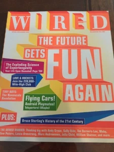 WIRED 8.01 January 2000 longevity science Bruce Sterling and the Grove - Picture 1 of 1