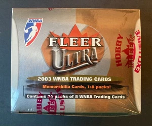 Fleer Ultra WNBA 2003 caja de hobby de baloncesto sellada de fábrica - tarjetas de memoria 1:8 - Imagen 1 de 6