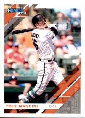 2019 Panini Donruss Base #153 Trey Mancini Baltimore Orioles - Image 1 of 2