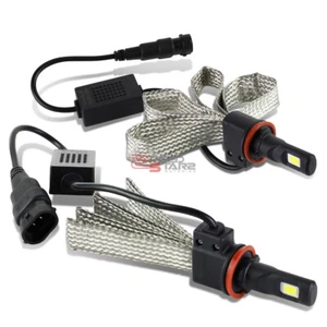 2PCS 6000K H8 DIAMOND WHITE LED LIGHTING BULBS HEADLGIHT FOG LAMP LOW+HIGH BEAM - Imagen 1 de 7