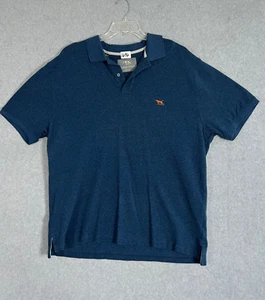 Camisa de golf Rodd & Gunn azul para hombre XL calce deportivo polo azul perro manga corta - Imagen 1 de 10