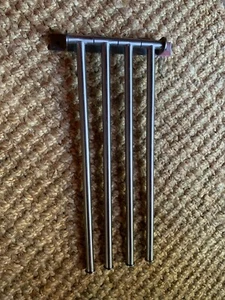 Grundtal Towel Holder with 4 Swivel Bars Stainless Steel 600.478.96 IKEA - Picture 1 of 16