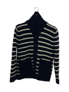 A BATHING APE sweater Sweater wool navy M Used - Picture 1 of 6