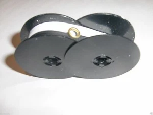 Smith Corona Correction Electric II Typewriter Ribbon on Small Spools BK-WHITE - Zdjęcie 1 z 3