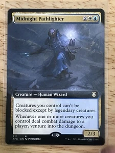 MTG TCG- Midnight Pathlighter 322 Extended Art AFC - Rare NM (Free Shipping $5+) - Picture 1 of 2
