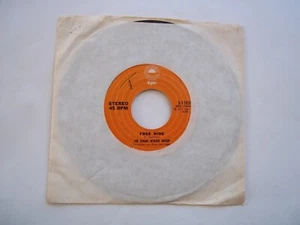 THE EDGAR WINTER GROUP - Free Ride / When It Comes - 45 RPM 7" Record 1972 EPIC - Picture 1 of 6
