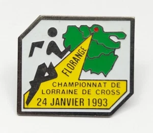 Pin's Pins Sport Championnat de Lorraine de Cross Florange 24 Janvier 1993 - Imagen 1 de 2