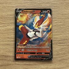 Pokemon Cinderace V Trading Card # 018/072 2021 Collectible 014