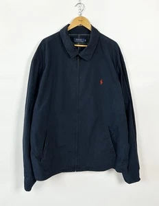 Chaqueta cortavientos Polo Ralph Lauren azul cremallera completa para hombre talla 3XL azul oscuro Top - Imagen 1 de 7