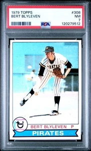 Topps #308 1979 - Robert Blyleven - PSA 7 ¡Casi como nuevo!! - Imagen 1 de 2