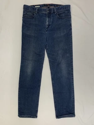 Denim Alberto Pipe Luxury T400 lavado oscuro regular calce ajustado elástico azul 34X30 usado en excelente estado Foto 1 de 4