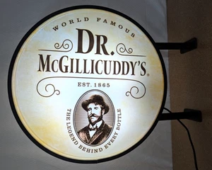 Dr. McGillicuddy’s Double 2-Sided 20” Pub style Lighted Sign - Picture 1 of 9