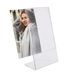 6in Acrylic Transparent Photo Picture Frame Home Decor DIY Parts Fit - Bild 1 von 13
