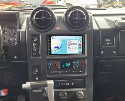 Para HUMMER H2 2003-2006 Android 14 Pantalla Coche Radio GPS Estéreo Carplay + Cámara Foto 1 de 4
