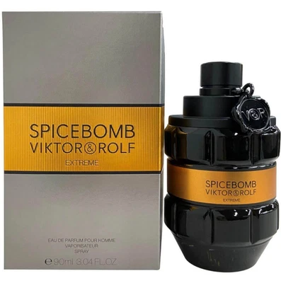Colônia masculina Spicebomb Extreme by Viktor & Rolf Eau de Parfum 3/3,0 oz nova na caixa - Imagem 1 de 4
