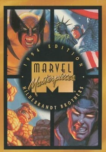 1994  Marvel Masterpiece Checklist Cover Wolverine Hildebrandt Brothers Card - Picture 1 of 2