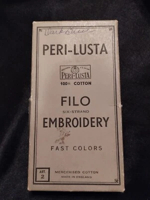 20 Skeins Vtg Peri-Lusta Cotton Light Blue 8 Strand Embroidery Thread Floss - Image 1 of 2