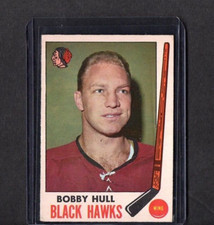 1969-70  O-PEE-CHEE VINTAGE HOCKEY CARD #70 BOBBY HULL CHICAGO BLACKHAWKS HOF