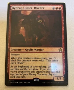 Redcap Gutter-Dweller Magic MtG Foundations #631 NM Reg. - Bild 1 von 2