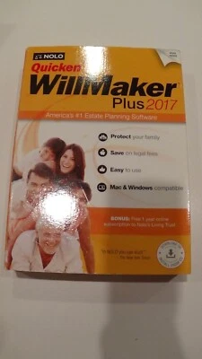 Quicken Will Maker Plus 2017, Sealed PC Software - Image 1 of 4
