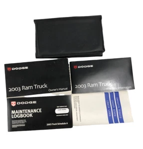 2003 Ram Truck Owner's Manual Maintenance Logbook Ram Pickup Service Repair Book - Bild 1 von 6