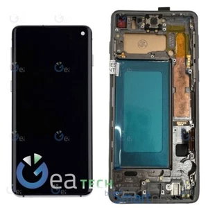 DISPLAY LCD PER SAMSUNG GALAXY S10 G973 RICAMBIO SCHERMO INCELL TFT + FRAME NERO - Afbeelding 1 van 3