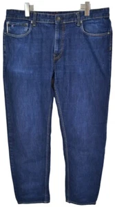 Tommy Hilfiger Premium Denim Herrenjeans W38/L34 Regular Fit Zip Fly Denim Blau - Bild 1 von 8