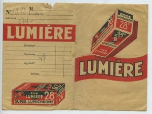 France Lumiere photo advertising wallet circa 1920 - 1950 #2 - Picture 1 of 3