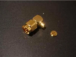 SMA 90 degrees plug(solder) cable RG402 Gold Plated - Picture 1 of 1