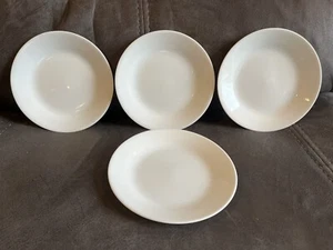 4 piatti da dessert bianchi Corelle Winter Frost pane e burro 6,75"" USA - Foto 1 di 2