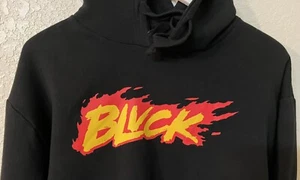 Black Scale Hoodie Flame Logo XL - Picture 1 of 5