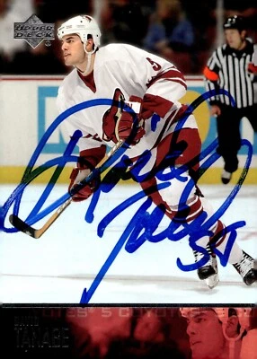 David Tanabe - Signed 2003-04 Upper Deck Card #396 - Coyotes - Image 1 of 2