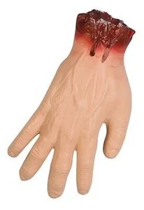 Parte del cuerpo de tamaño natural - CORTADA BLOODY ZOMBIE MANO-espeluznante casa embrujada utilería de terror - Imagen 1 de 4