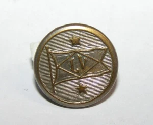 Vintage Original Lehigh Valley Railroad Brass Uniform Button by Superior Quality - Picture 1 of 4