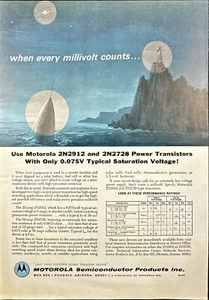 Anuncio impreso Motorola Semiconductor Products Phoenix AZ 1963 - Imagen 1 de 5