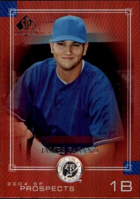 2004 Upper Deck SP Prospects #248 James Fasano RC TEXAS RANGERS ROOKIE - Image 1 of 2